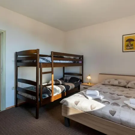 Holiday home Ucka Nature Park Mountain Hideway Robinson House Matic With Pool Brest