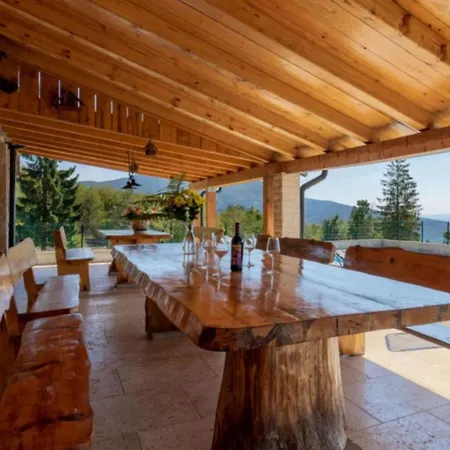 Holiday home Ucka Nature Park Mountain Hideway Robinson House Matic With Pool Brest
